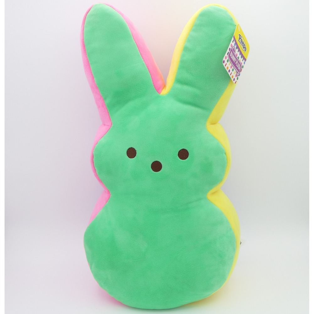 Dan Dee Peeps Easter Bunny‎ Plush 17" Color Block Design 429002 w/ Tag 2023